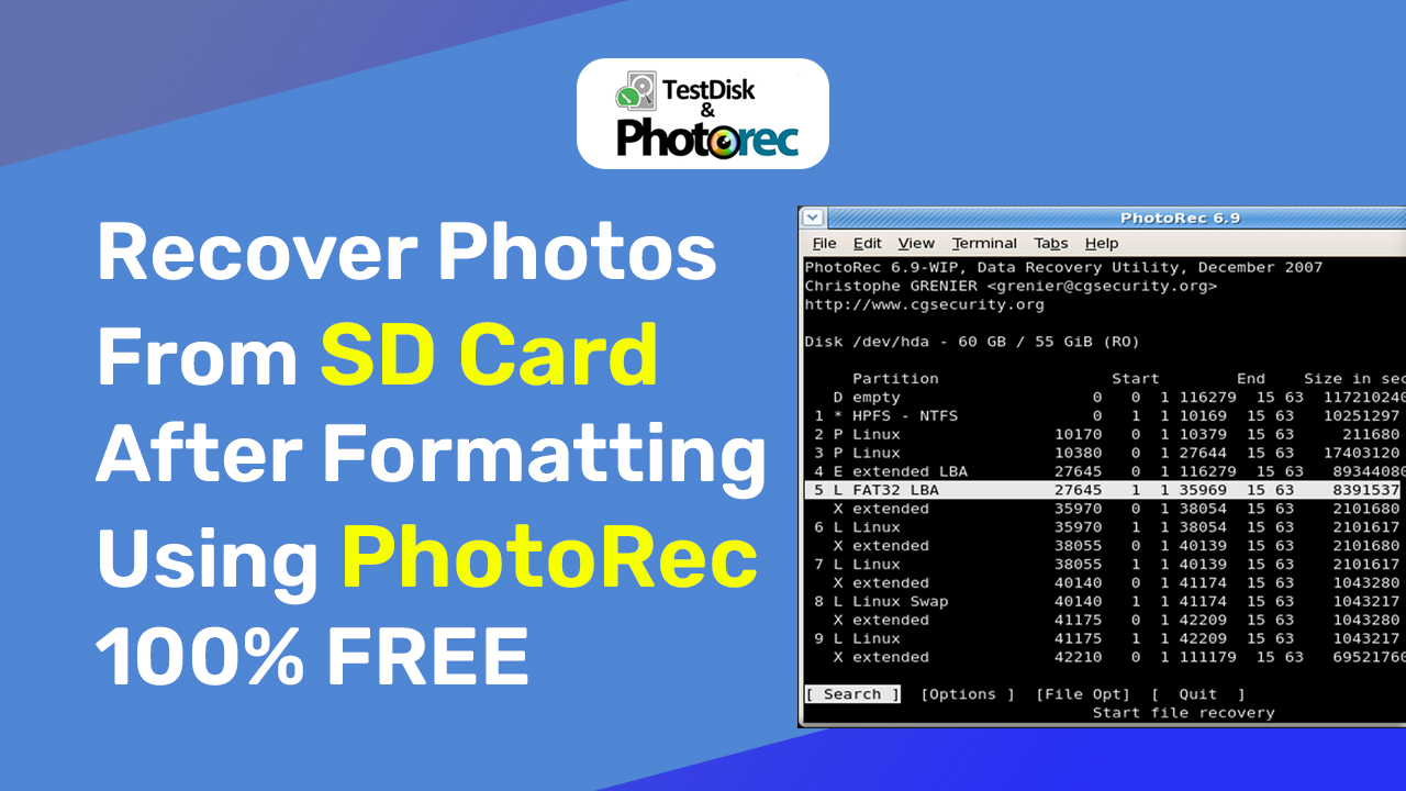 Recover Photos From SD Card After Formatting